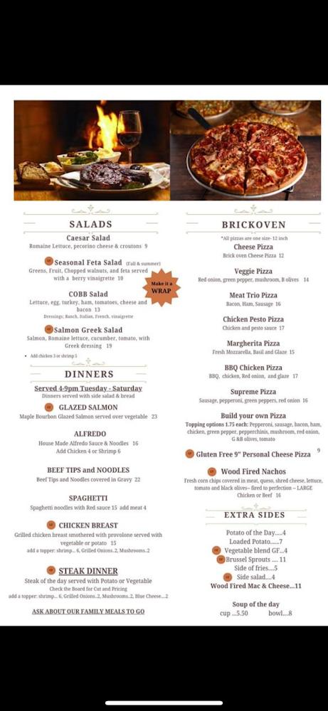 Cams Brick Oven Menu image 3